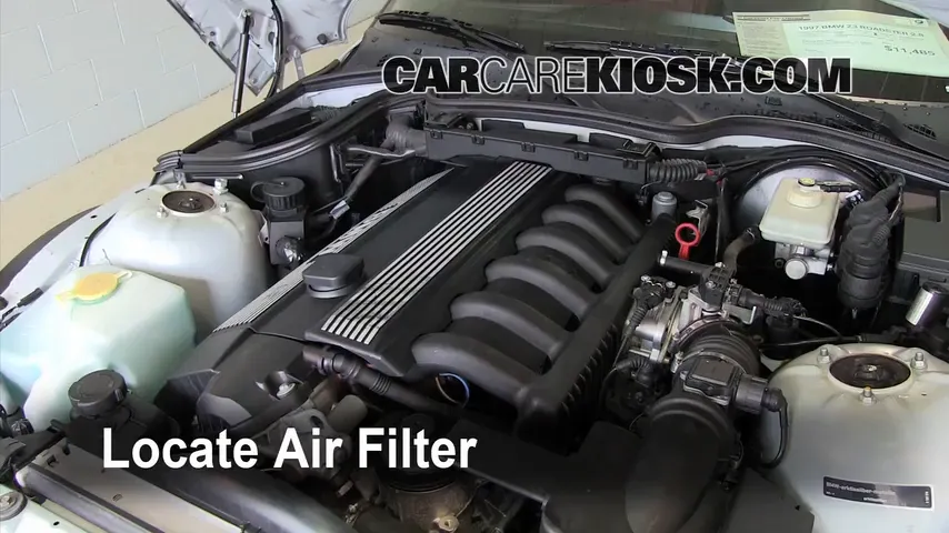1997 BMW Z3 Roadster 2.8L 6 Cyl. Air Filter (Engine) Replace